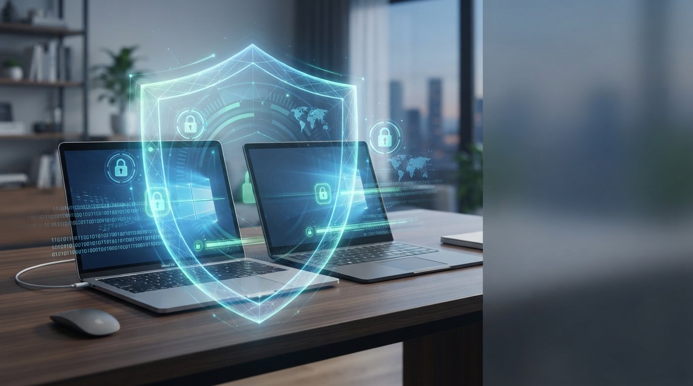 Best antivirus software for Windows and Mac showing computer protection against malware, ransomware, phishing, and online threats